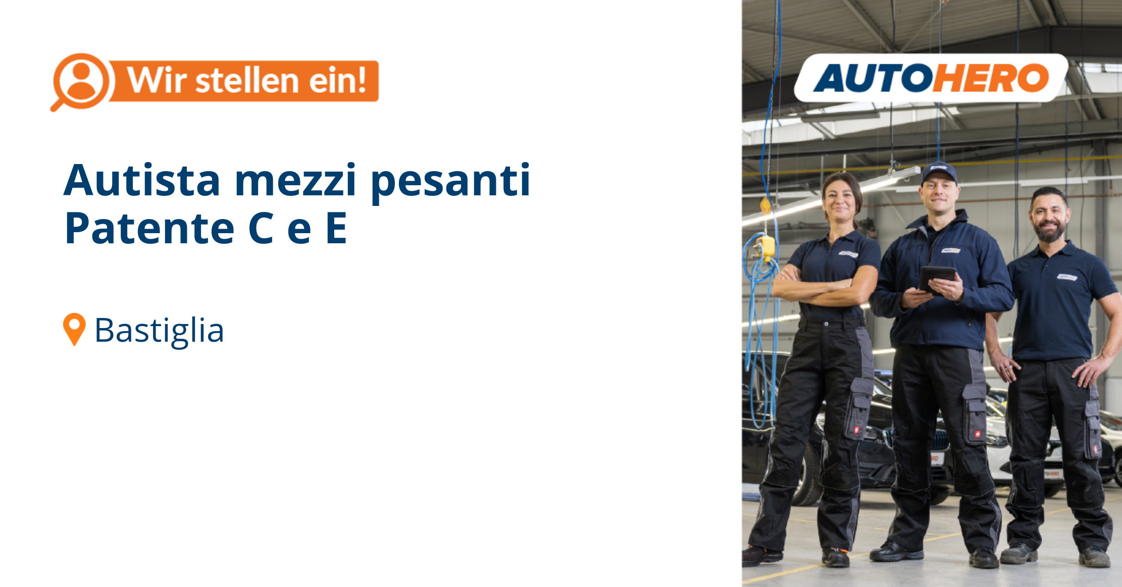cerco lavoro come autista con patente c cqc